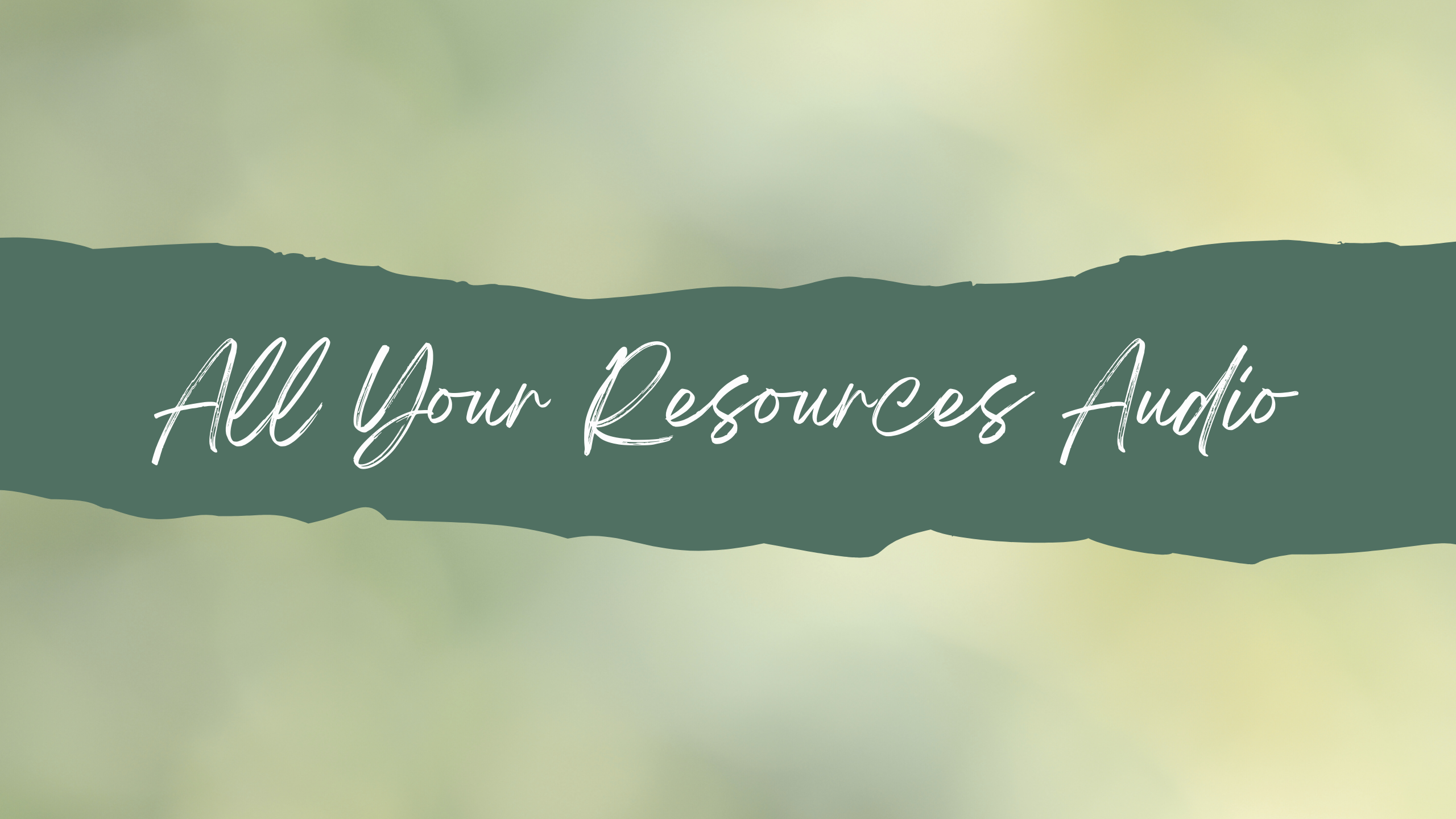 Green Simple Minimalist Elegant Personal Vlog Youtube Banner (5)
